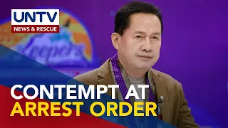Quiboloy, ipaaaresto ng Senate panel matapos bigong dumalo sa pagdinig sa kabila ng subpoena