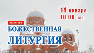 Прямая трансляция: Божественная литургия. Воскресенье.  14 января 2024.