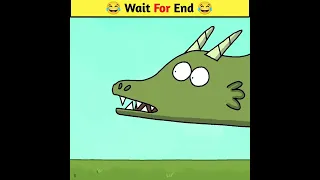 😂 Wait For End 😂 | Animated Cartoon Story #shorts #trending #viral #funny #animatedstories #comedy