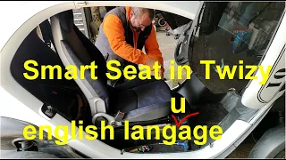 How to install a comfortable seat in your Twizy