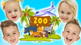 Vlad e Niki - Viagens em família ao zoológico e parque de diversões para crianças