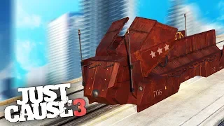 DRIVABLE TRAIN IN JUST CAUSE 3! - Just Cause 3 Mods Showcase!
