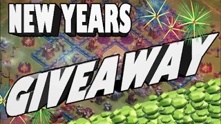 Clash of Clans - Big Loot Raid on MAXED Base and New Years Giveaway!