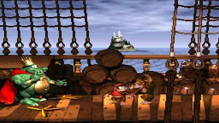 Donkey Kong Country: Level 40: Gang-Plank Galleon (King K. Rool Final Boss & 101% Ending)