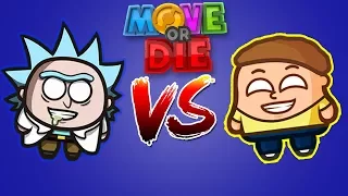 РИКИ VS МОРТИ В MOVE OR DIE! ЭПИЧНАЯ БИТВА!