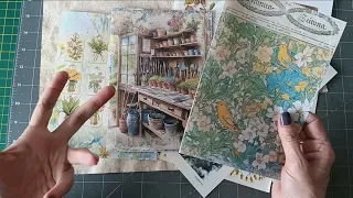 A Garden Story Collaboration - Shabby secret garden pockets #journaljigsaw