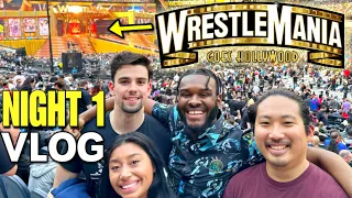 I ATTENDED WRESTLEMANIA 39 NIGHT 1 (VLOG)