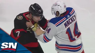 Brady Tkachuk Lands Big Blows In A Spirited Scrap With Connor Mackey