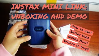 Instax MiniLink: Unboxing and Demo How To Use | GV Caplas