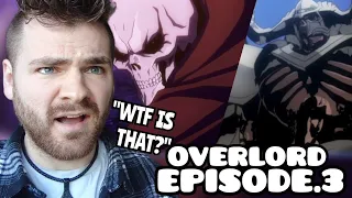 THE REAL MONSTERS??!!! | OVERLORD - EPISODE 3 | New Anime Fan! | REACTION