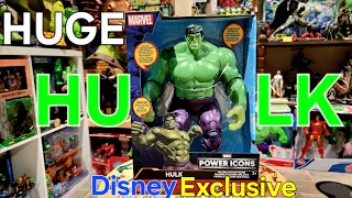 HUGE Hulk Disney Exclusive “Power Icons” Figure | Toy Showcase & Review!