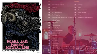 Pearl Jam - PinkPop 06/15/2018 - Full Live Show - Landgraaf Netherlands