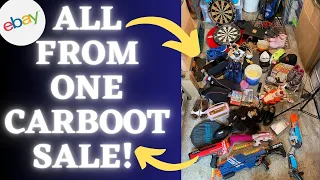 My BIGGEST EVER Car Boot Haul! UK eBay Reseller