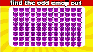find the odd emoji out 🤨Emoji quiz 🗡️