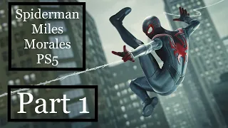 Spiderman Miles Morales PS5 4K HDR Walkthrough Part 1