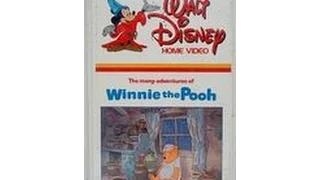 Opening To The Many Adventures Of Winnie The Pooh 1981 VHS (20th Video Special)