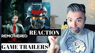 HORROR VIDEOGAMES TRAILERS REACTION - REMOTHERED: BROKEN PORCELAIN / ZOMBIE WAR 4: DEAD WAR