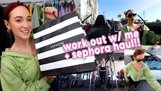 Running Errands: Workout With Me + Sephora Beauty Haul!!