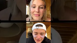 Millie Bobby Brown & Noah Schnapp - Instagram Live (August 7, 2022)