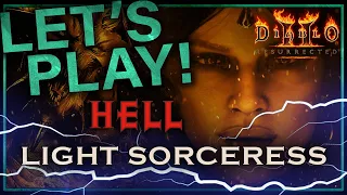 Let's Play Diablo 2 - Nova/Light Sorceress | Part Hell
