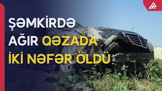 Hərbi qulluqçu qəzada öldü - APA TV