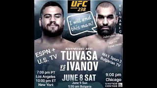 IVANOV vs TUIVASA scale (БАГАТА Благой Иванов - Таи Туиваса) ММА UFC, Chicago