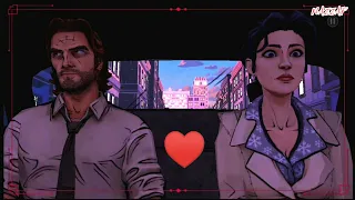 Bigby and Snow white taxi scene [ The Wolf Among Us ]