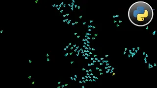 Boid -flocking Simulation with python