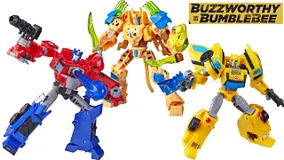 Transformers Buzzworthy Bumblebee 3 Pack! Optimus Prime, Bumblebee, and Cheetor!