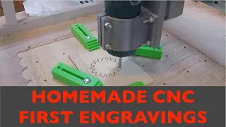 ⚙️Homemade CNC | first attempts....