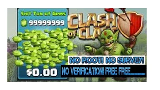 clash of clan unlimited gems,gold HACK || no survey,|| no human verification (no root) new and easy