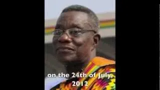 Tribute to the Late President of Ghana: John Attah Mills