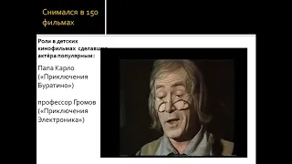 Николай Гринько. Беседа к 100-летию со дня рождения украинского актёра театра и кино