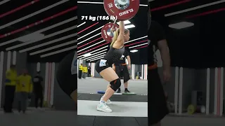 Marlous Schuilwerve Snatch Warmups 2023 Europeans #olympiclifting