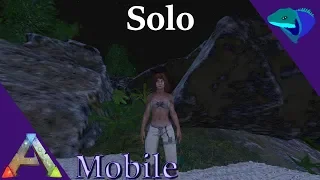 FRESH START! SOLO SERIES LIVING AT THE HIDDEN LAKE! Solo Ark: Mobile [S1:E1]