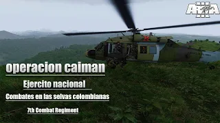 Operación caimán combates en las selvas colombianas 7tth combat regiment