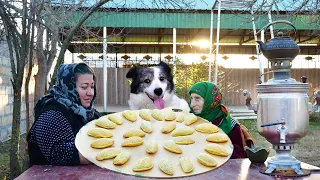 Shekerbura in Tandoor - Traditional Azerbaijani Sweet