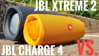 JBL XTREME 2 + JBL CHARGE 4 | EXTREME BASS TEST !!! LOW FREQUENCY MODE (100% VOL.)