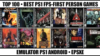 Top 100 Best FPS And First Person Games For PS1 | Best PS1 Games | Emulator PS1 Android