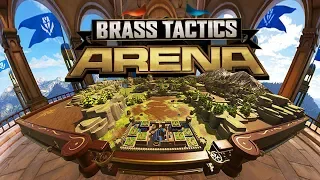 Brass Tactics - Empire Warfare In VR! - Tabletop RTS - Brass Tactics Arena Gameplay (Oculus Rift VR)