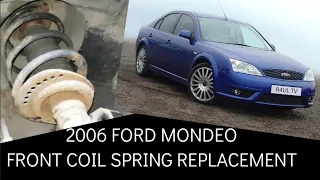 2006 FORD MONDEO ST FRONT COIL SPRING REPLACEMENT