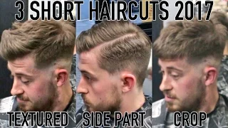 1 Person 3 Haircuts | 2017 Short Men's Spring Summer Hairstyles | Popular Hairstyles For Men