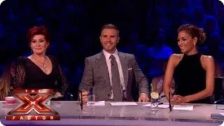 Which judge says their category "can't just sit back & relax"? - Live Week 1 - The Xtra Factor 2013