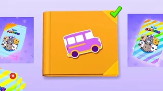 Tom and Friends bus sticker album complete