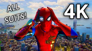 Marvel's Spider-Man 2 "TOM HOLLAND SUITS" EPIC/RELAXING Free Roam 4K PS5 GAMEPLAY (NO COMMENTARY)