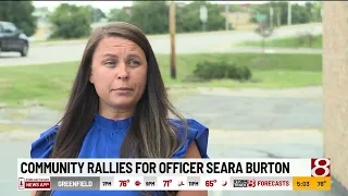 Community rallies for Officer Seara Burton