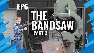 Installing the 1943 36" Tannewitz Bandsaw