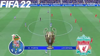 FIFA 22 | FC Porto vs Liverpool - 2021/22 UEFA Champions League - Full Match & Gameplay