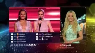 Eurovision 2015 : Vote of Lithuania (HD) (1080p)