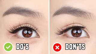 FALSE EYELASHES: Do's & Don'ts | Everything you need to know for beginners